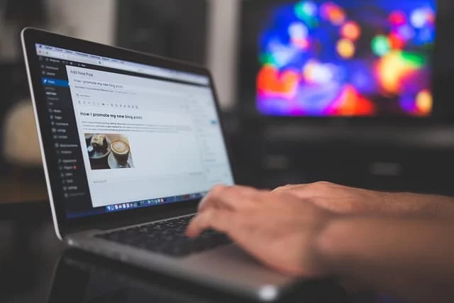 wordpress interface