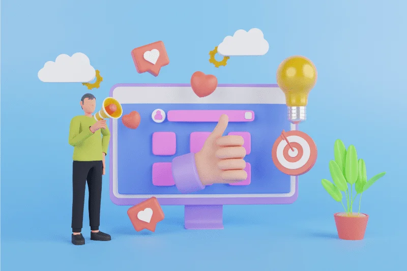 digital marketing illustration